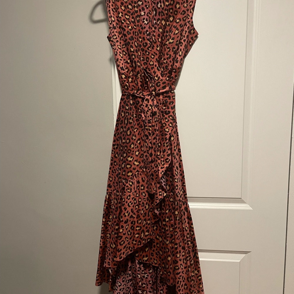 Rebecca Taylor spring leopard wrap dress - Picture 6 of 9